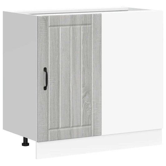 Kitchen Base Cabinet Lucca Grey Sonoma Engineered Wood