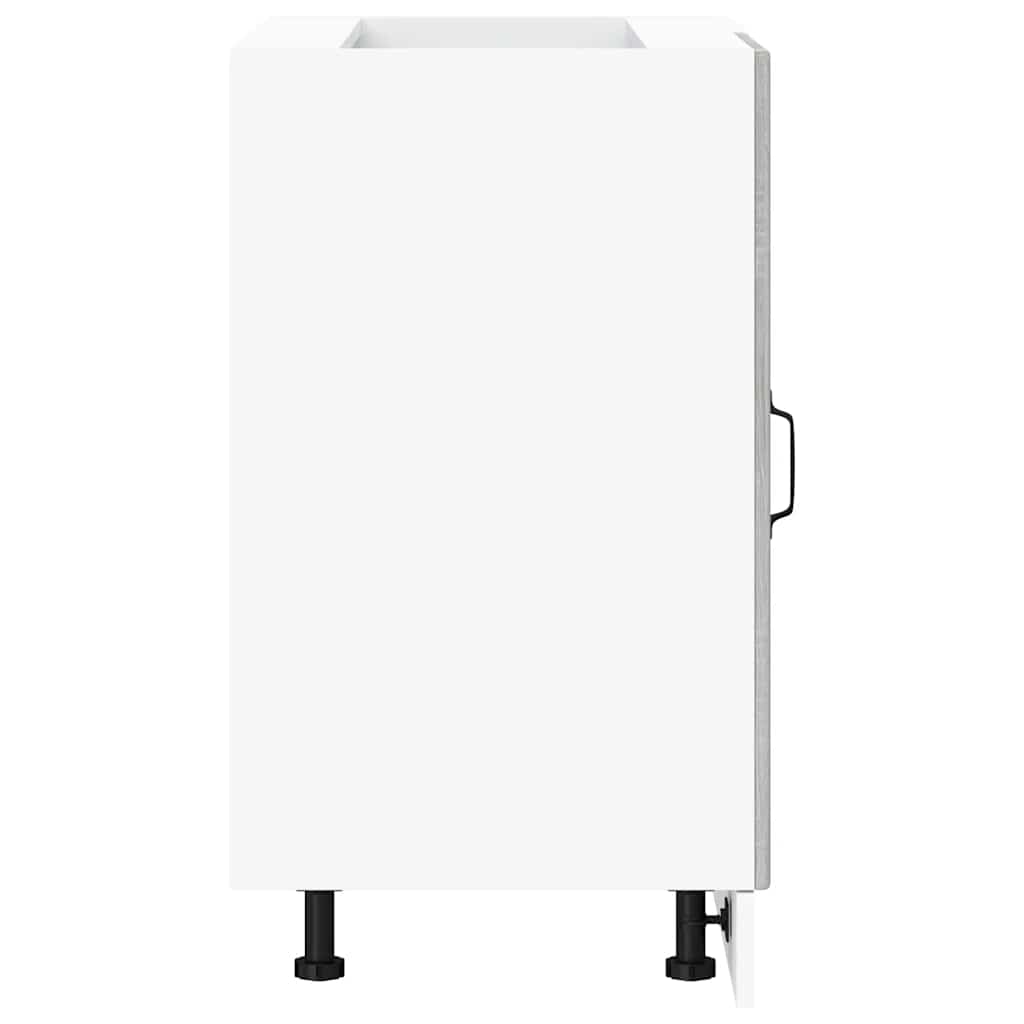 Kitchen Base Cabinet Lucca Grey Sonoma Engineered Wood