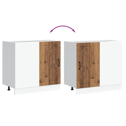 Kitchen Base Cabinet Lucca Old Wood Engineered Wood