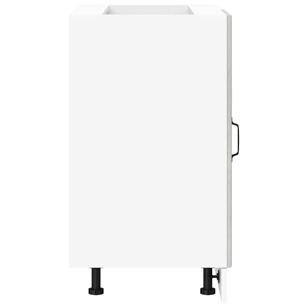 Kitchen Base Cabinet Kalmar Concrete Grey Engineered Wood