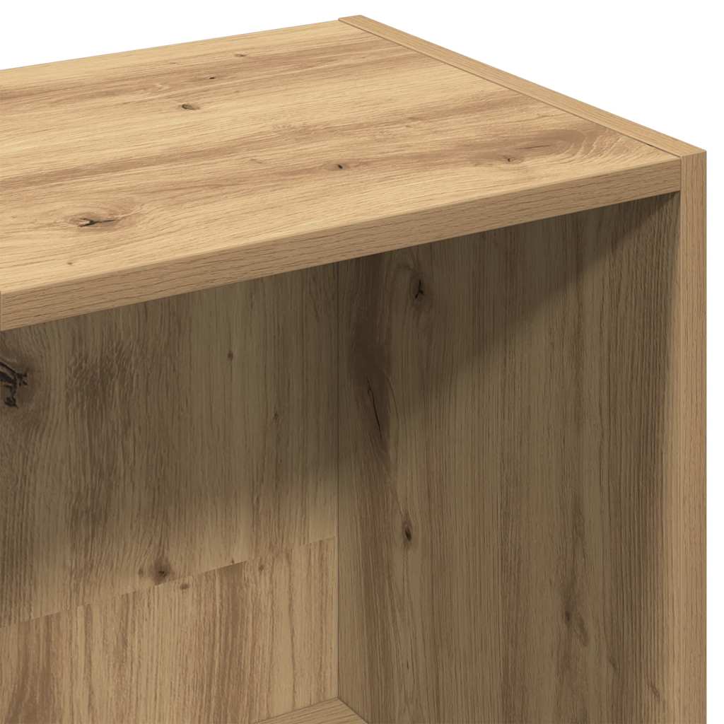 Book Cabinet Artisan Oak 36x30x114 cm Engineered Wood