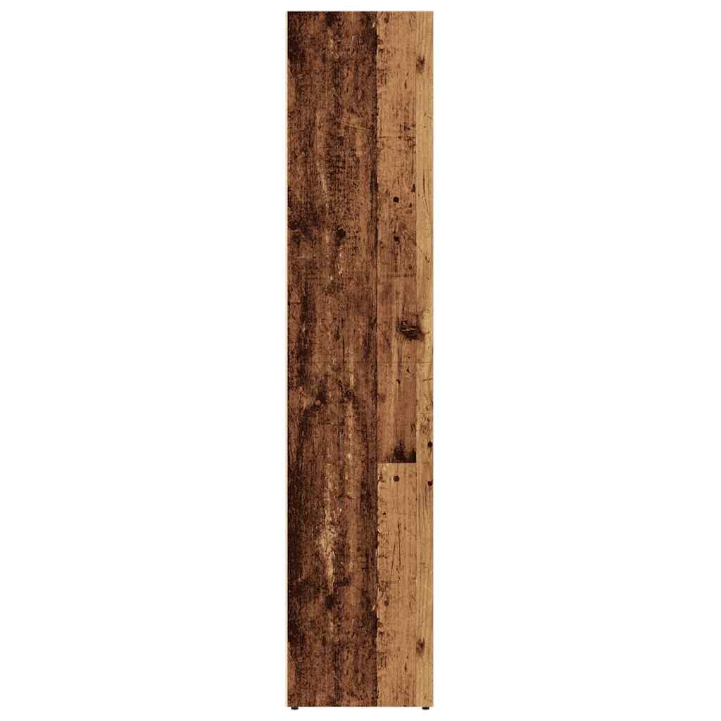 Book Cabinet Old Wood 36x30x143 cm Engineered Wood