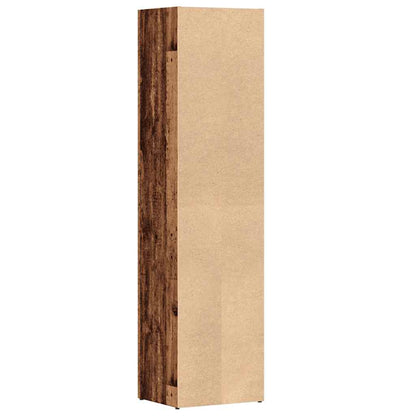 Book Cabinet Old Wood 36x30x143 cm Engineered Wood