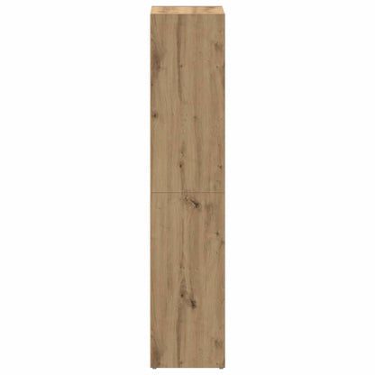 Book Cabinet Artisan Oak 36x30x143 cm Engineered Wood