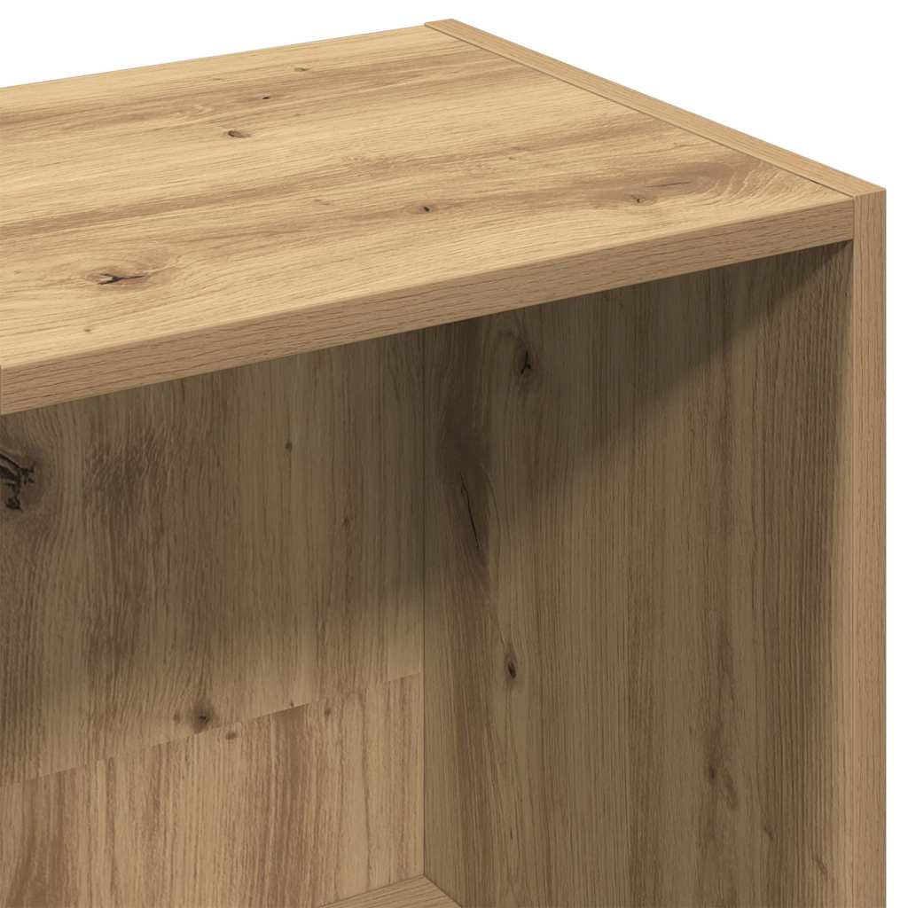 Book Cabinet Artisan Oak 36x30x143 cm Engineered Wood