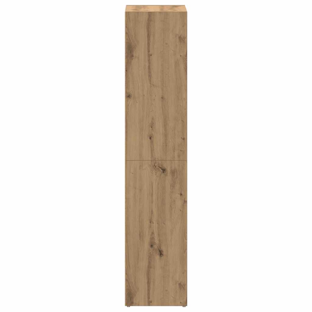 Book Cabinet Artisan Oak 66x30x130 cm Engineered Wood