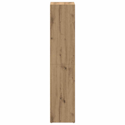 Book Cabinet Artisan Oak 66x30x130 cm Engineered Wood