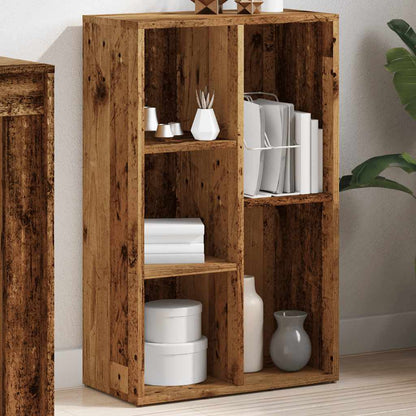 Book Cabinet Old Wood 50x25x80 cm Engineered Wood