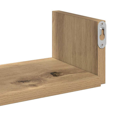 Wall Shelves 3 pcs Artisan Oak Engineered Wood