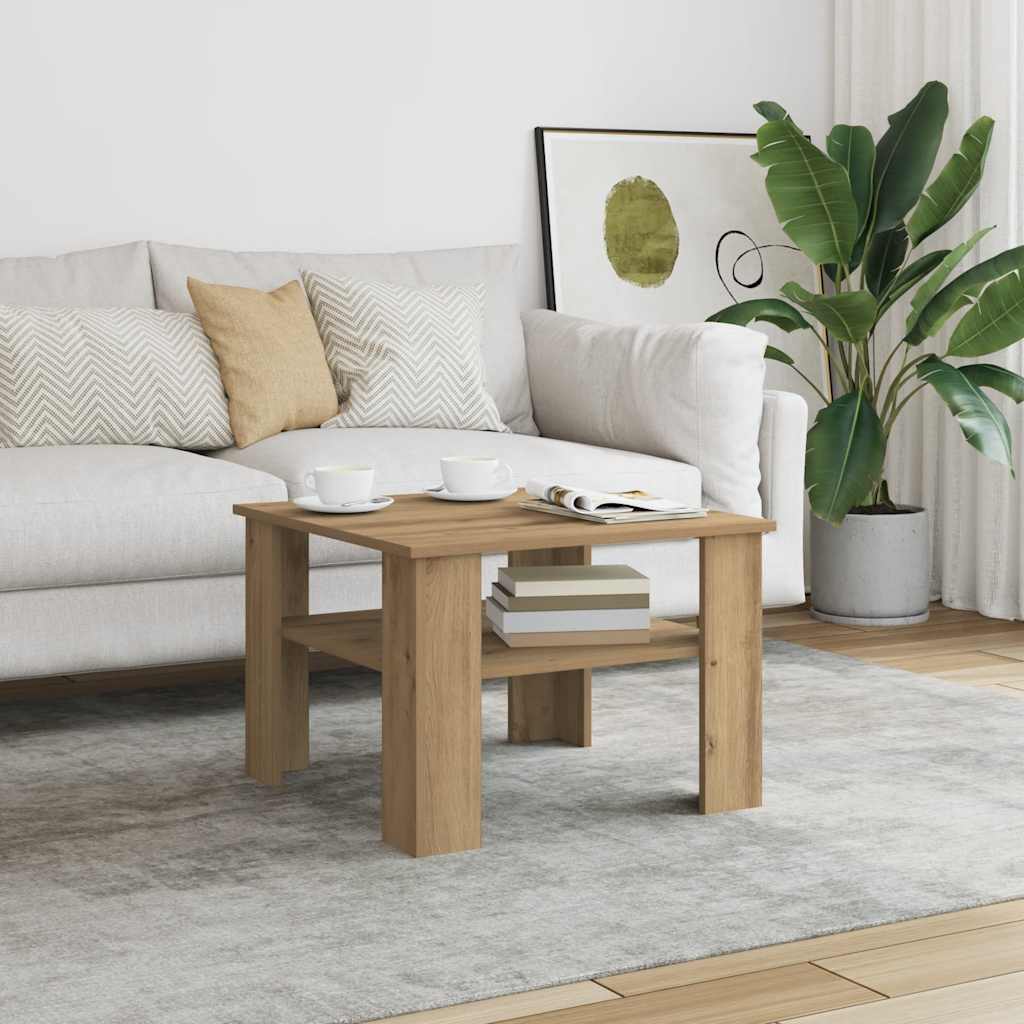 Coffee Table | Artisan Oak | Engineered Wood | 60 x 60 x 42 cm