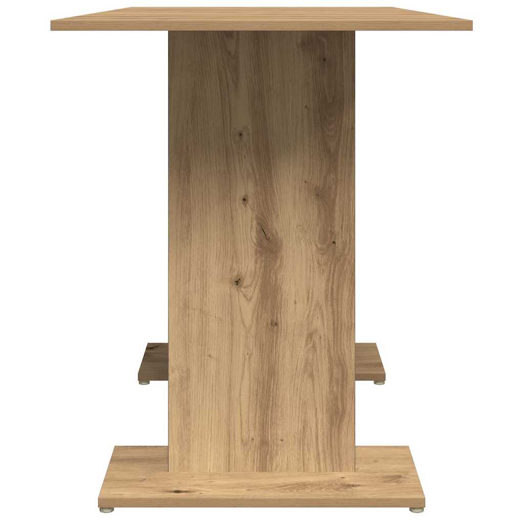 Dining Table Artisan Oak 110x60x75 cm Engineered Wood