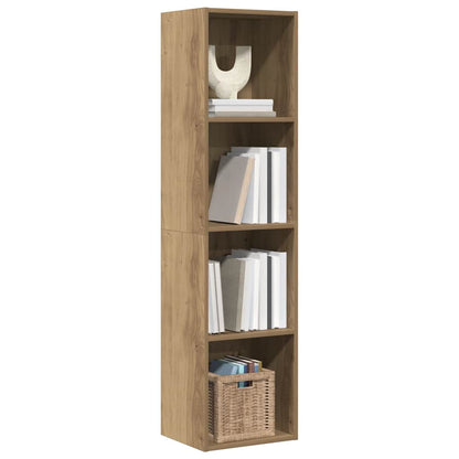 Book Cabinet/TV Cabinet Artisan Oak 36x30x143cm Engineered Wood