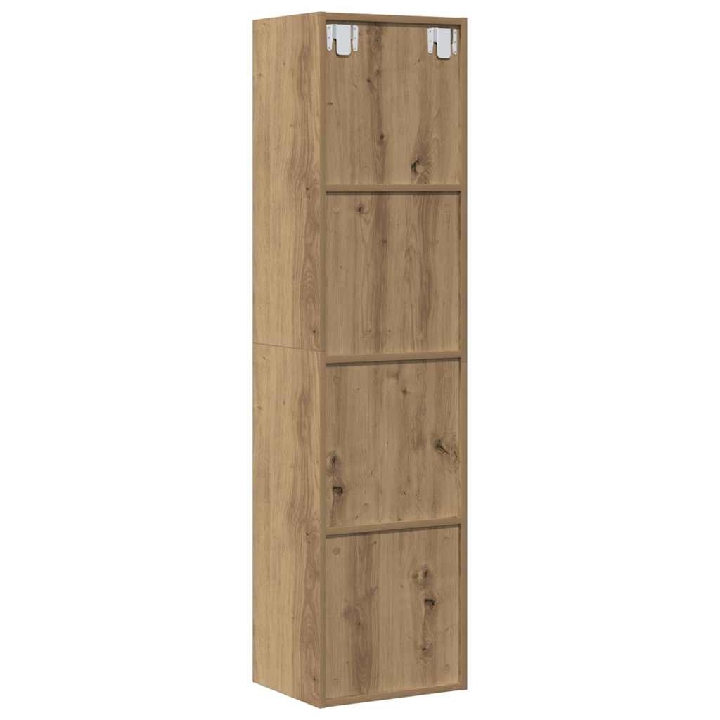 Book Cabinet/TV Cabinet Artisan Oak 36x30x143cm Engineered Wood