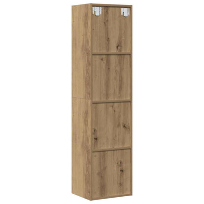 Book Cabinet/TV Cabinet Artisan Oak 36x30x143cm Engineered Wood