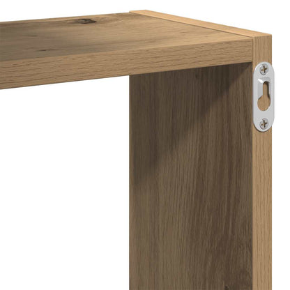 Wall Cube Shelves Artisan Oak 68x15x68 cm Engineered Wood