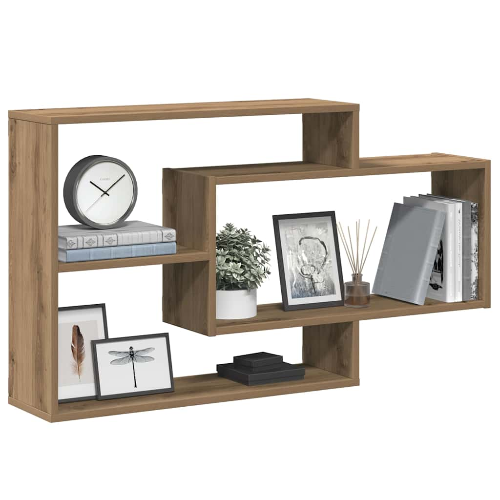 Wall Shelf Artisan Oak 104x20x58.5 cm Engineered Wood