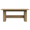 Dining Table Artisan Oak 180x90x76 cm Engineered Wood