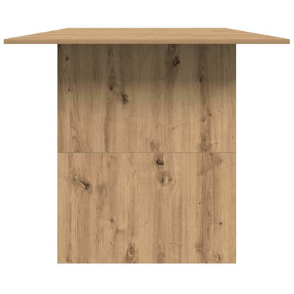 Dining Table Artisan Oak 180x90x76 cm Engineered Wood