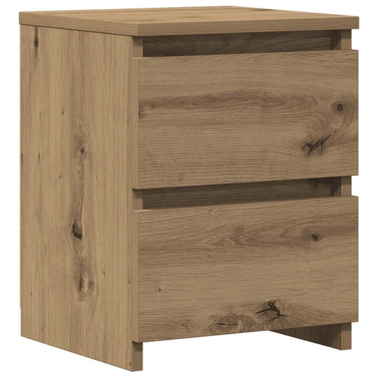 Bedside Cabinet Artisan Oak 30x30x40 cm Engineered Wood