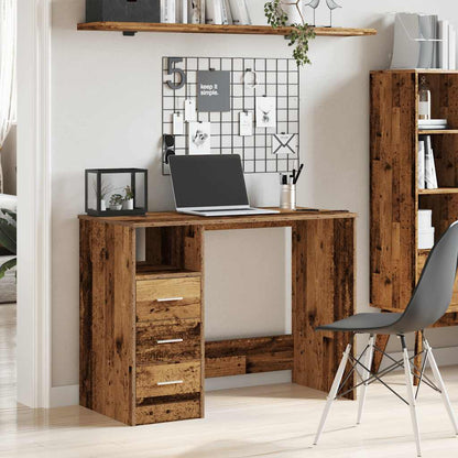 Desk Old Wood 102x50x76 cm Engineered Wood