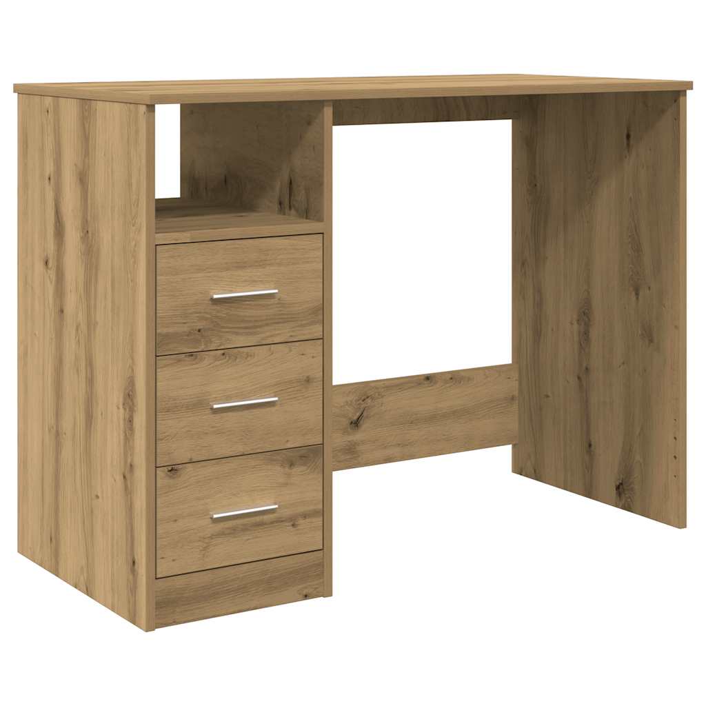 Desk Artisan Oak 102x50x76 cm Engineered Wood