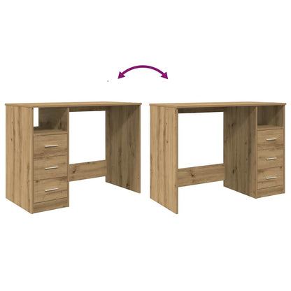 Desk Artisan Oak 102x50x76 cm Engineered Wood