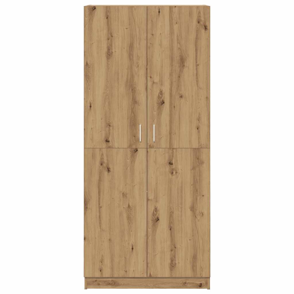 Wardrobe Artisan Oak 80x52x180 cm Engineered Wood