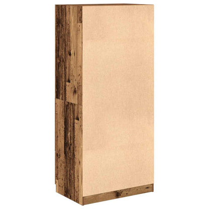 Wardrobe Old Wood 80x52x180 cm Engineered Wood