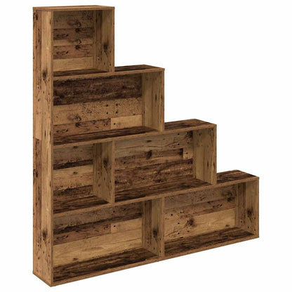 Book Cabinet Old Wood 157x24x160 cm Engineered Wood