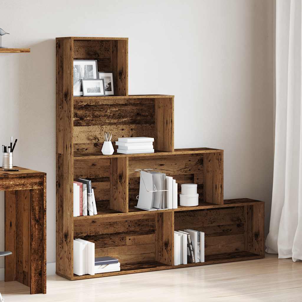 Book Cabinet Old Wood 157x24x160 cm Engineered Wood