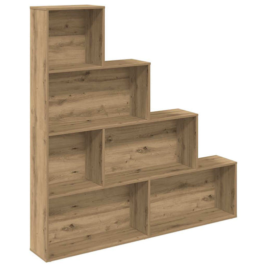 Book Cabinet Artisan Oak 157x24x160 cm Engineered Wood