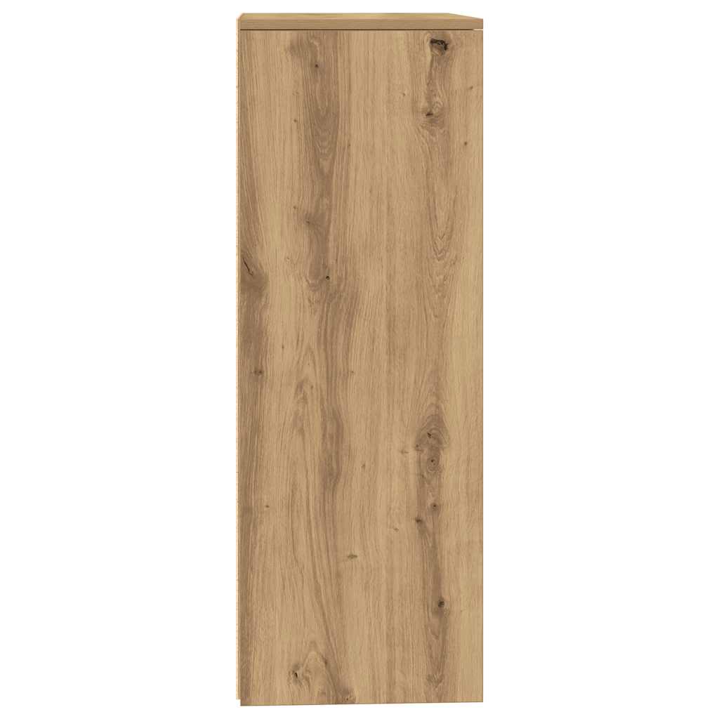 Sideboard with 6 Drawers Artisan Oak 50x34x96 cm Engineered Wood
