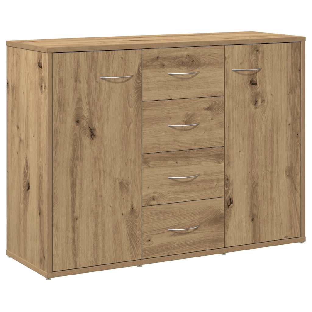 Sideboard Artisan Oak 88x30x64 cm Engineered Wood
