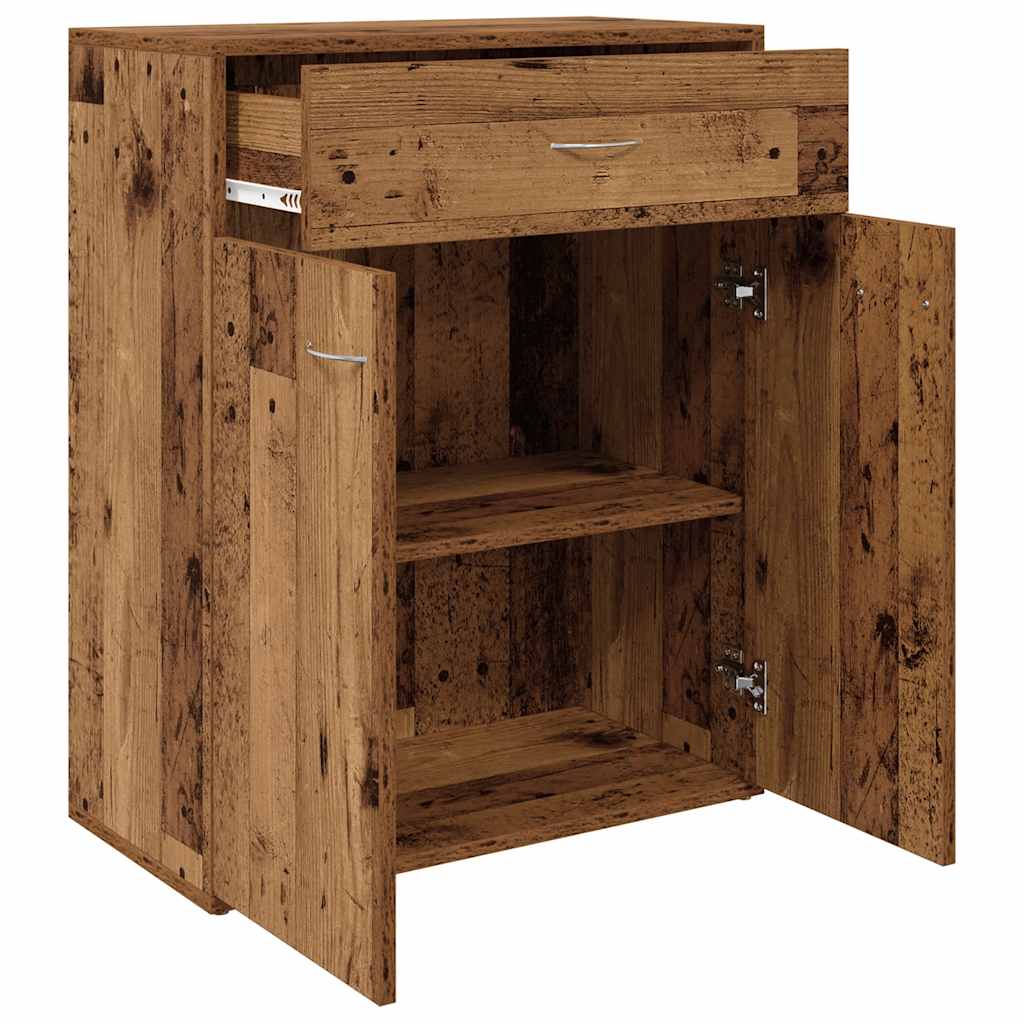 Sideboard Old Wood 60x30x75 cm Engineered Wood