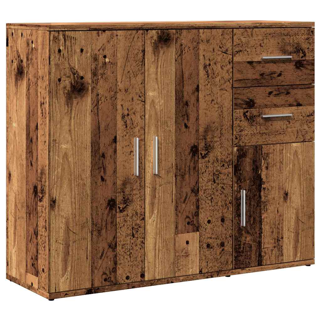 Sideboard Old Wood 91x29.5x75 cm Engineered Wood