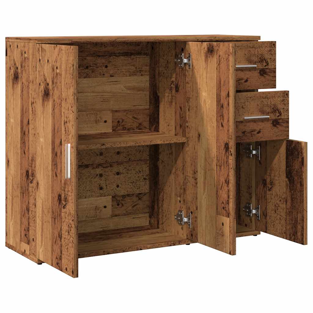 Sideboard Old Wood 91x29.5x75 cm Engineered Wood