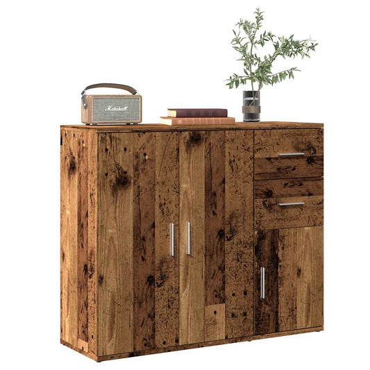 Sideboard Old Wood 91x29.5x75 cm Engineered Wood