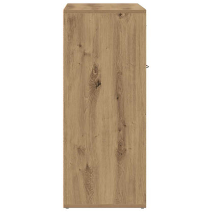 Shoe Cabinet Artisan Oak 60x35x84 cm Engineered Wood