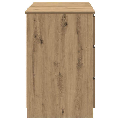 Writing Desk Artisan Oak 140x50x77 cm Engineered Wood