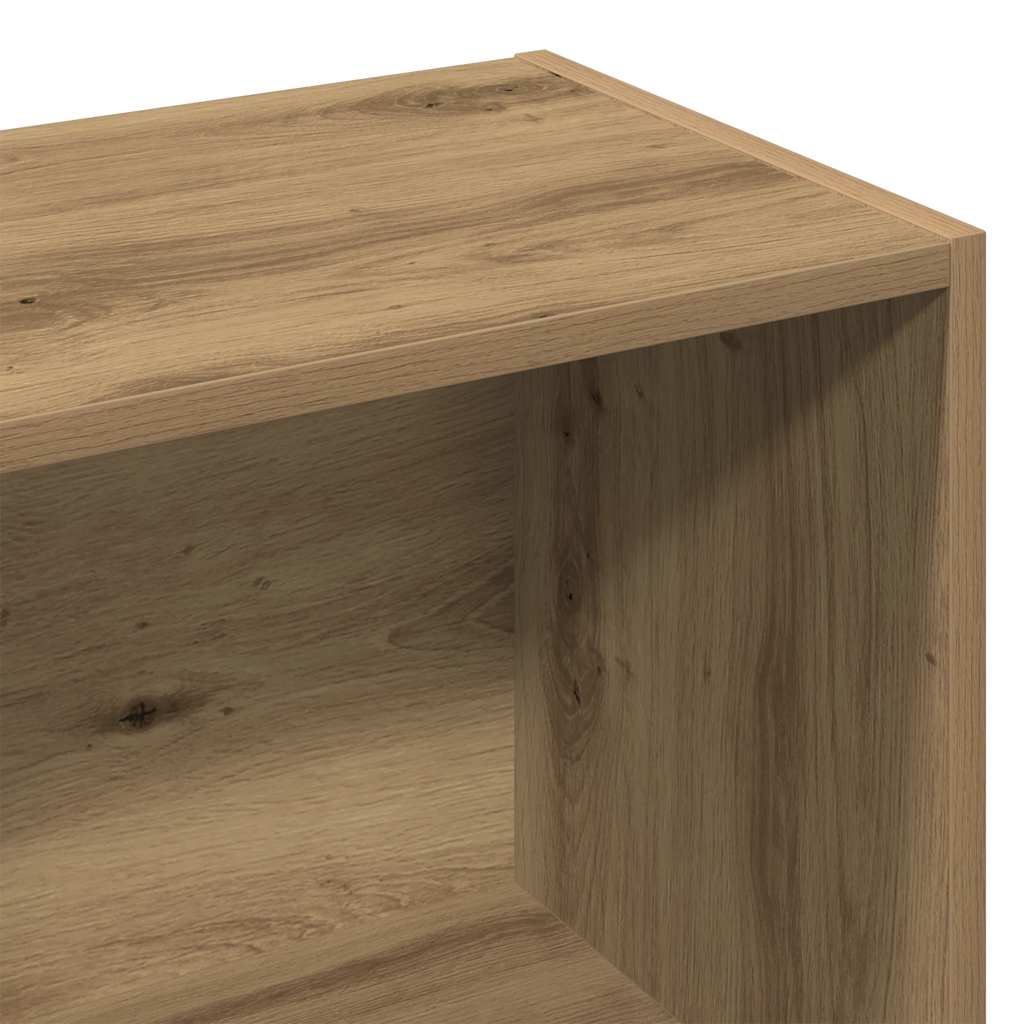 Book Cabinet Artisan Oak 98x29x97.5 cm Engineered Wood