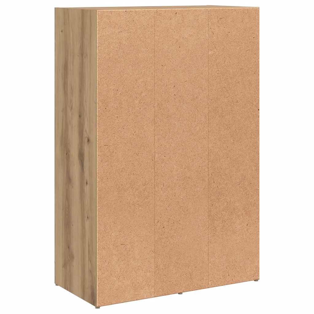 Bookshelf Artisan Oak 60.5x30x90 cm Engineered Wood