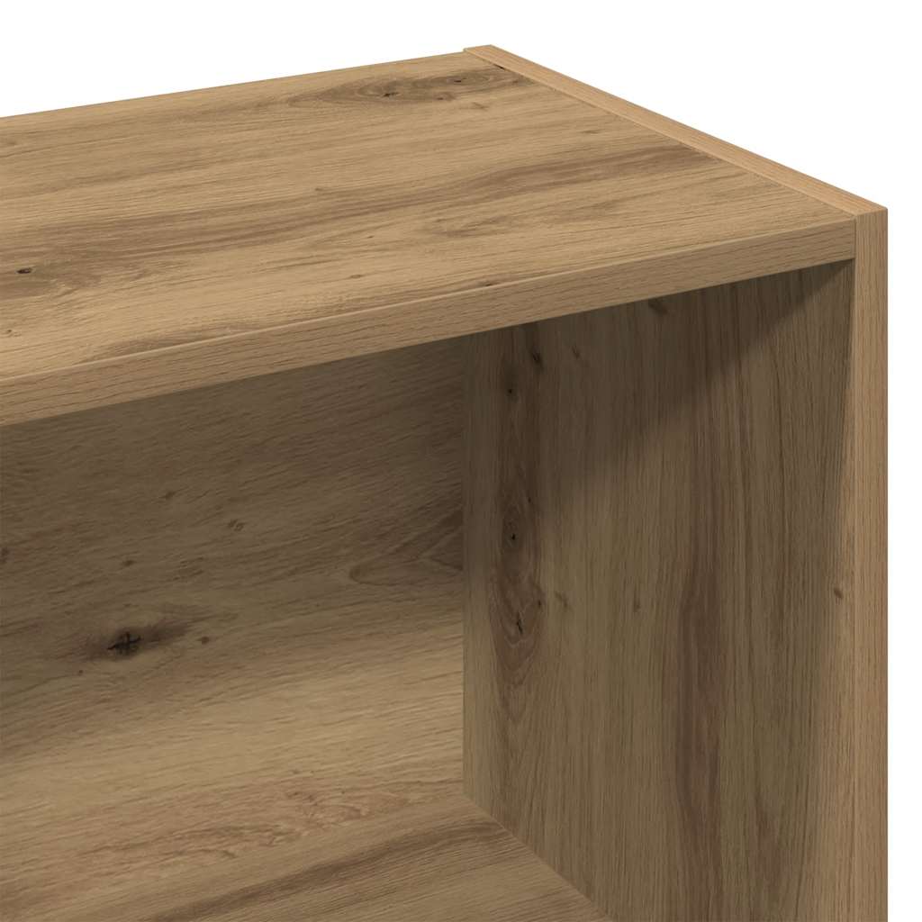 Bookshelf Artisan Oak 60.5x30x90 cm Engineered Wood