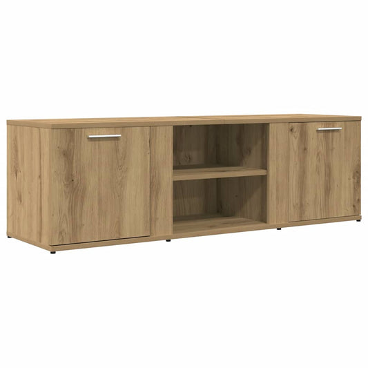 TV Cabinet | Artisan oak | Engineered wood | 120 cm x 34 cm x 37 cm