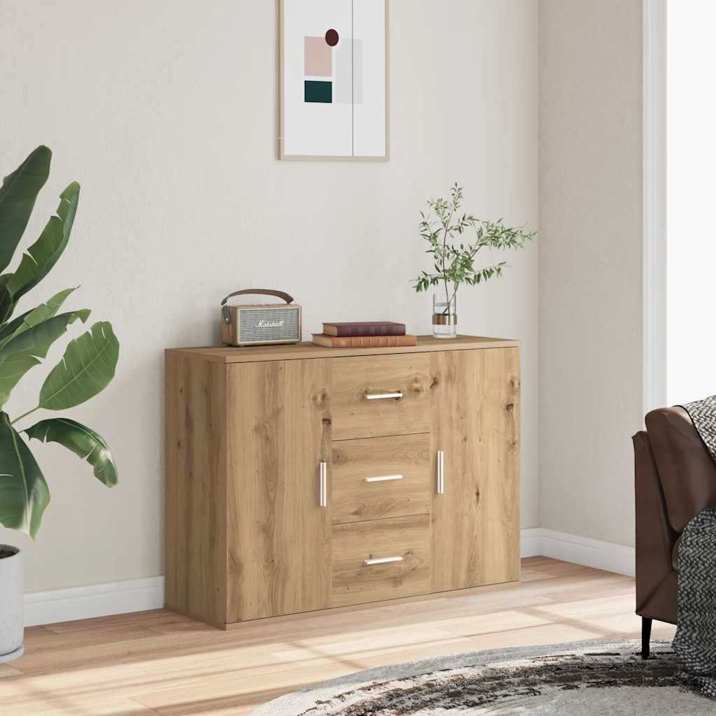 Sideboard Artisan Oak 90x29.5x65 cm Engineered Wood