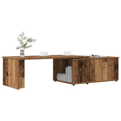 Coffee Table Old Wood 150x50x35 cm Engineered Wood