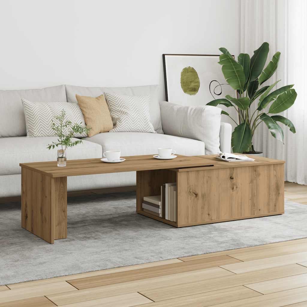 Coffee Table | Artisan Oak | Engineered Wood | 150x50x35 cm