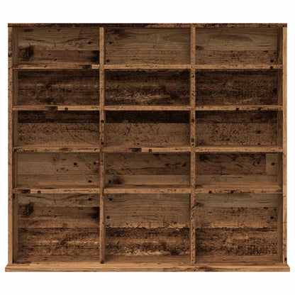CD Cabinet Old Wood 100x23x89,5 cm Engineered Wood