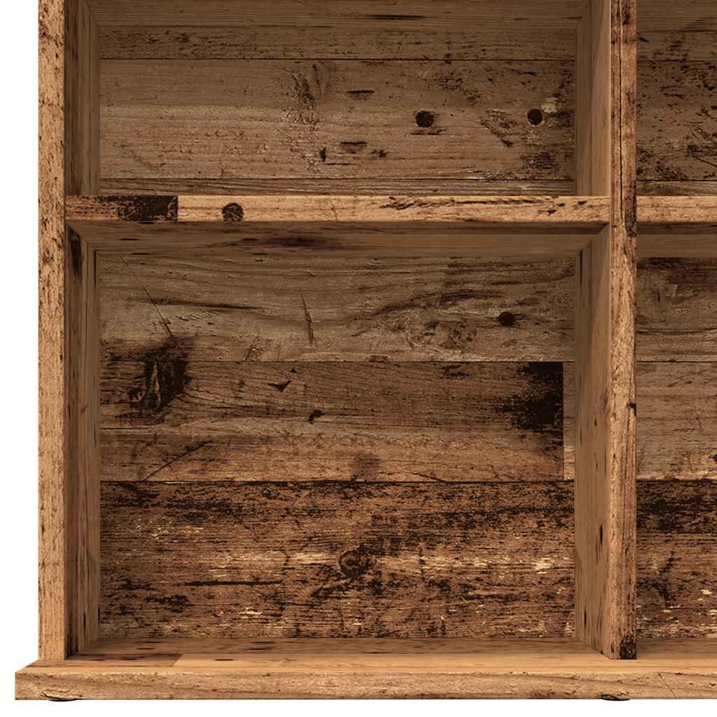 CD Cabinet Old Wood 100x23x89,5 cm Engineered Wood