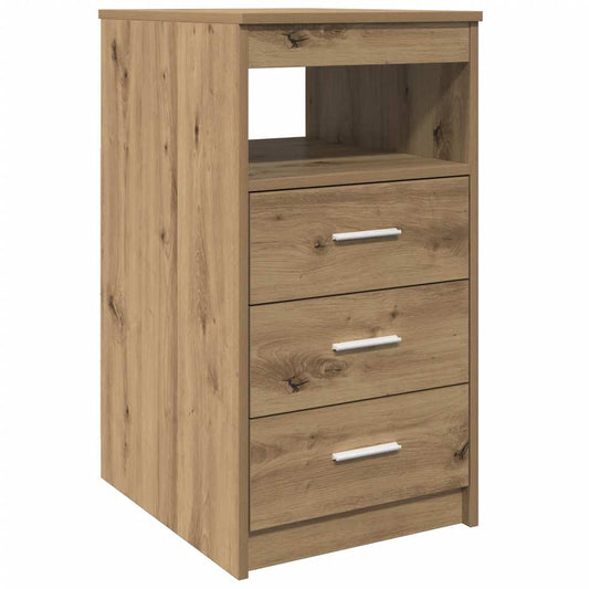 Drawer Cabinet Artisan Oak 40x50x76 cm Engineered Wood