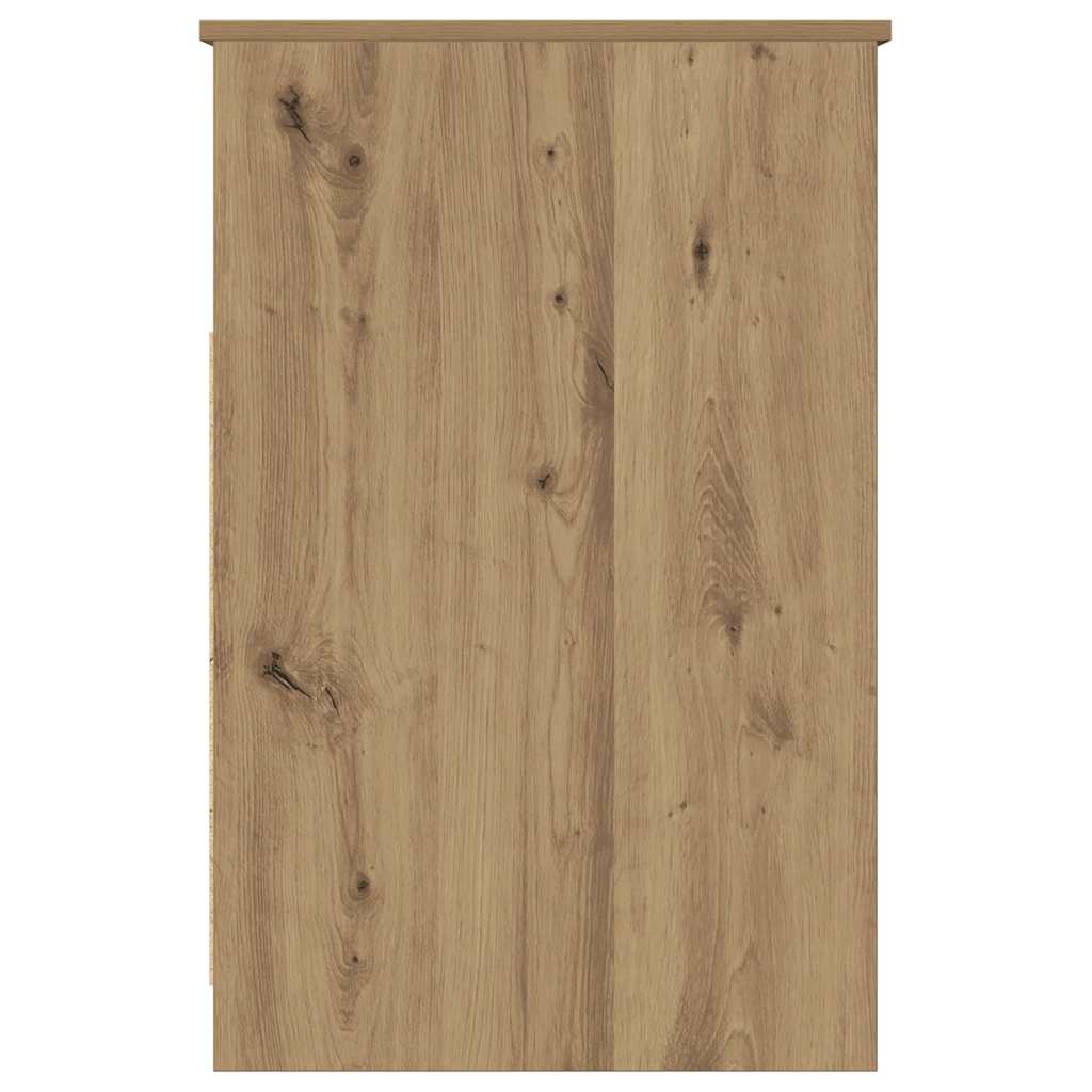 Drawer Cabinet Artisan Oak 40x50x76 cm Engineered Wood